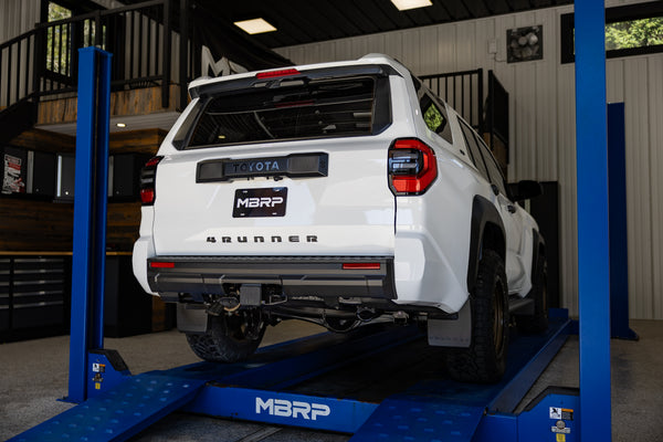 MBRP Exhaust Overland 3-Inch Cat-Back Single Rear High-Clearance Turn Down T304