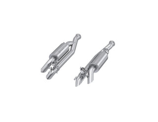 MBRP Exhaust 2.5in. Cat-Back; Dual Split Quad Rear; Active; T304