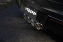 MBRP Exhaust 3in. Axle-Back; Quad Rear With 4.5in. Carbon Fiber Tips T304 Active