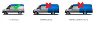 VanTred Husky Liner Rubber Mat 2007+ Sprinter Van Cargo 144" Wheel Base Standard VTMS06M