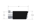 MBRP Exhaust 5 Inch Carbon Fiber Tip