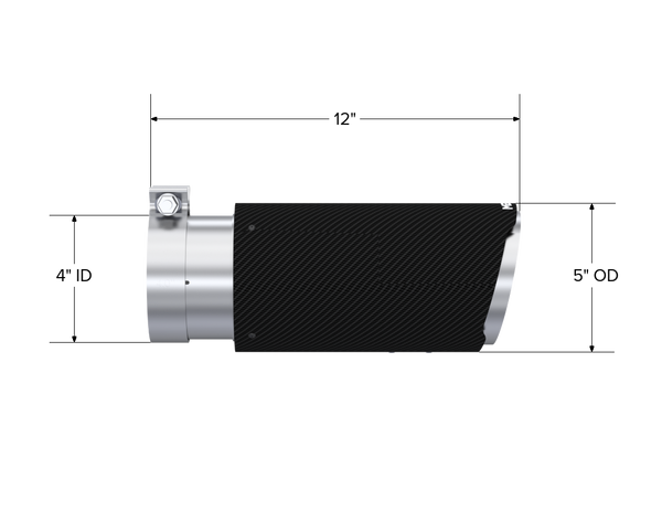 MBRP Exhaust 5 Inch Carbon Fiber Tip