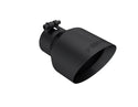 MBRP Exhaust Tip; 5in OD Out; 3in ID; 8in Length; Angle Cut; Dual Wall; T304