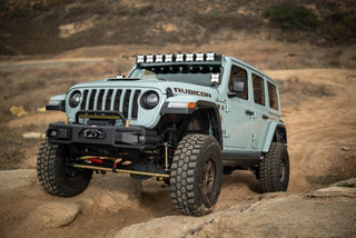 DV8 Offroad 18+ Jeep Wrangler JL / 20+ Jeep Gladiator JT OE Plus Front Bumper