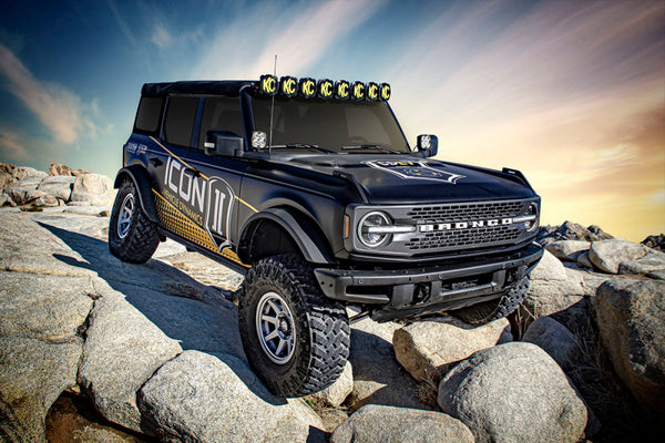 ICON 2021+ Ford Bronco Hoss 2.0 Front EXP Coilover 2.5in