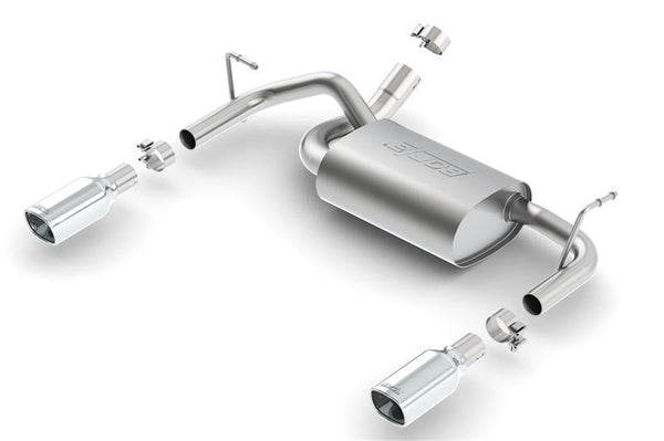 Borla 12-16 Jeep Wrangler 3.6L AT/MT 4WD Single Split Rr Exit Touring Exhaust (rear section only)
