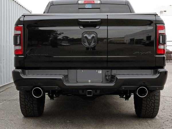 aFe Large Bore-HD 3in 409SS DPF-Back Exhaust System w/ Polished Tip RAM 1500 20-21 V6-3.0