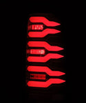 AlphaRex 99-06 Chevrolet Silverado/99-06 GMC Sierra LUXX-Series LED Tail Lights - Black/Red