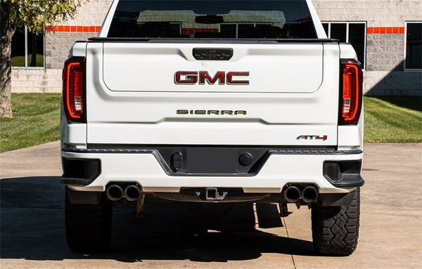 Corsa 19-25 Chevy Silverado 1500 CatBack Dual Rear Exit with Twin 4in Black Powder Ct ProSeries Tips