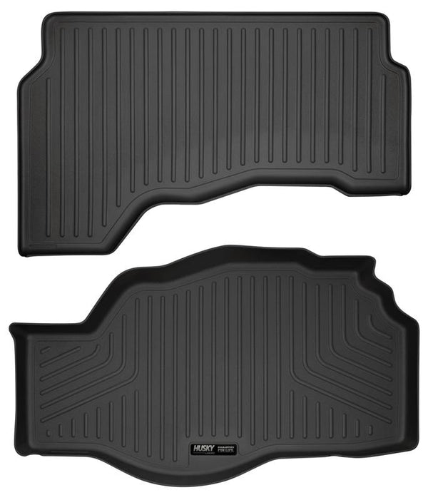 Husky Liners 2013-2016 Ford Fusion S Hybrid /SE Hybrid WeatherBeater Black Trunk Liner