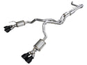 AWE Tuning 2021+ Cadillac Escalade 6.2L 0FG Dual Exit Exhaust System w/ 5in Diamond Blk Tips