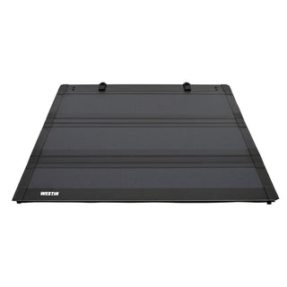 Westin 07-21 Toyota Tundra 5ft 7in Bed Hard Tri-Fold Tonneau Cover - Black