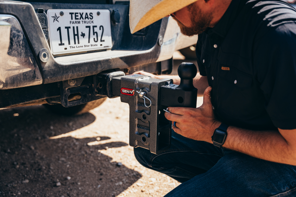 Gen-Y Mega Duty 2in Shank 5in Drop 2K TW 16K Hitch w/GH-051 Dual-Ball/GH-032 Pintle Lock
