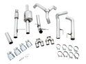 AWE OFF Exhaust 2019-23 Chevy Silverado GMC Sierra 1500 5.3L With Bumper Cutouts - Quad Chrome Tips