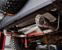 MBRP 07-14 Jeep Wrangler/Rubicon 3.6L/3.8L V6 Axle-Back Dual Rear Exit Black Performance Exhaust Sys