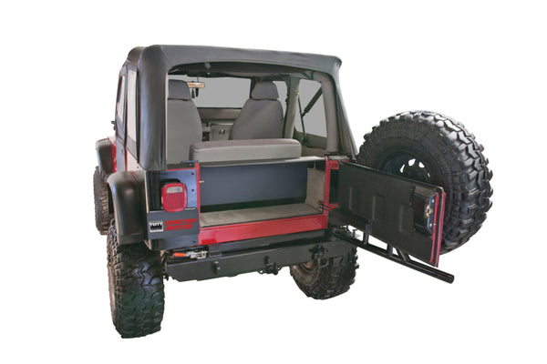 Tuffy Yj Tailgate Security Enclosure- 01Blk 8795 Yj Wg