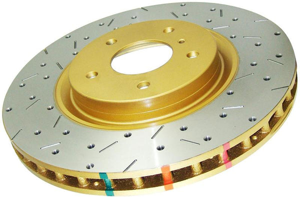 DBA Toyota Cruiser Rear Drilled & Slotted 4000 Series Rotor