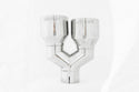 MBRP Universal T304 SS Dual Tip 4in OD/2.5in Inlet
