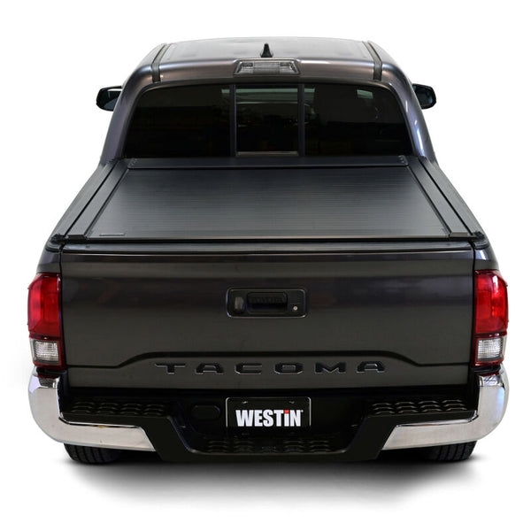 Westin 16-23 Toyota Tacoma 5ft 5in Bed Manual Retractable Tonneau Cover - Black
