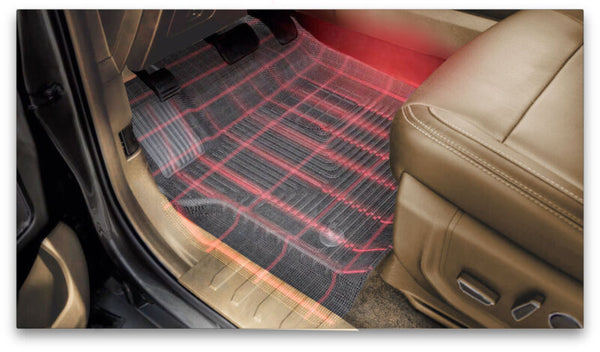 Husky Liners 08-12 Chrysler Town Country/Dodge Grand Caravan WeatherBeater Black Floor Liners