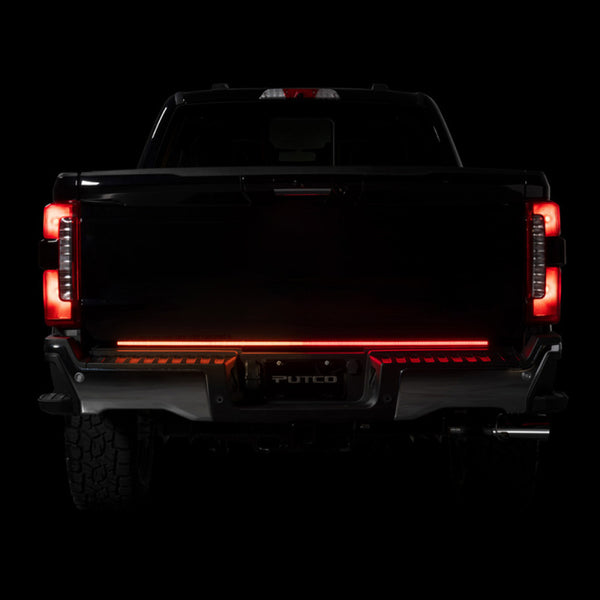 Putco 2021+ Ford F150 w/Factory LED Taillamps & OBS 60in Freedom Blade LED Tailgate Light Bar