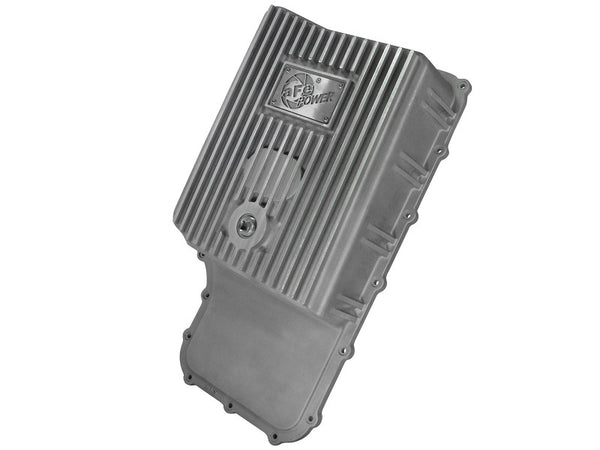 aFe Transmission Pan (Raw); Ford Trucks 6R140 11-14 V8-6.7L (td)