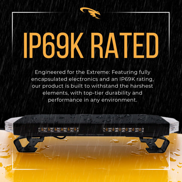 Putco 24in Hornet Light Bar - (Amber) LED Stealth Rooftop Strobe Bar