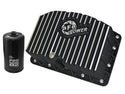 aFe Pro Series Engine Oil Pan Black w/Machined Fins; 11-16 Ford Powerstroke V8-6.7L (td)