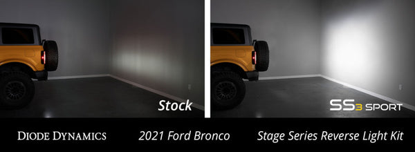 Diode Dynamics 21-22 Ford Bronco C2 Pro Stage Series Reverse Light Kit