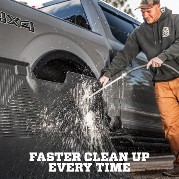 Husky Liners 08-12 Chevy Malibu/07-09 Saturn Aura WeatherBeater Combo Black Floor Liners