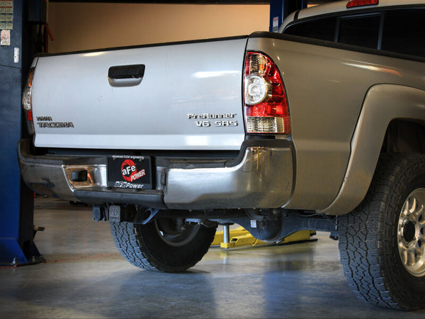 aFe 05-15 Toyota Tacoma V6 4.0L ROCK BASHER 2-1/2in 409SS Cat-Back Hi-Tuck Exhaust System