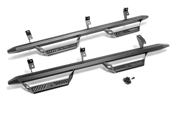 N-Fab 2022 Toyota Tundra Crew Max Cab All Beds SRW Predator Pro Steps Textured Black w/o Bed Access