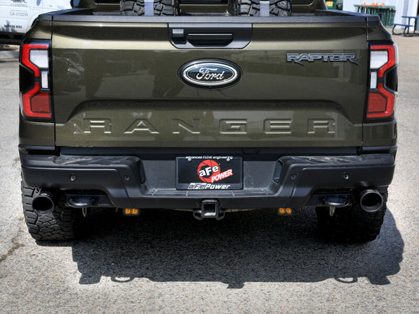 aFe Vulcan Series 3in 304SS Cat-Back Exhaust 24-25 Ford Ranger Raptor V6-3.0L (tt) w/ Black Tips