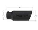 MBRP Universal Tip 7in O.D. Rolled End 5in inlet 18in length Black