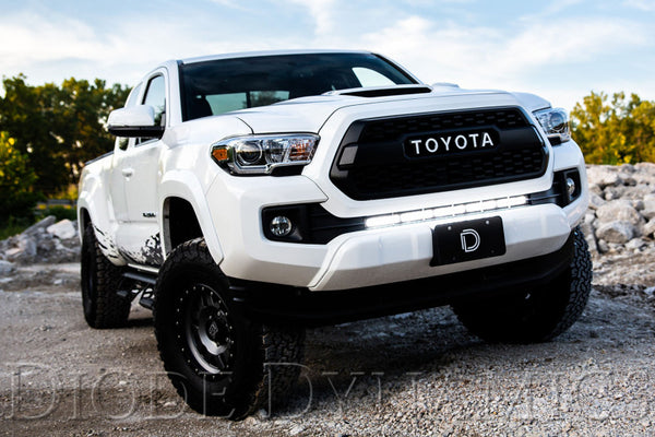 Diode Dynamics 16-21 Toyota Tacoma SS30 Stealth Lightbar Kit - Amber Combo