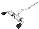 AWE Tuning Subaru BRZ/ Toyota GR86/ Toyota 86 Touring Edition Cat-Back Exhaust- Diamond Black Tips