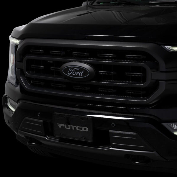 Putco 2023 Ford F-150 Front Luminix Ford LED Emblem - w/Camera CutOut w/o Spray Washer