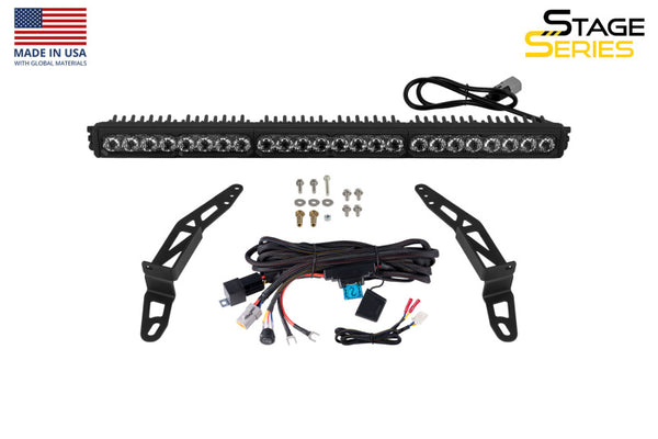 Diode Dynamics Jeep 2018 SS30 Bumper LED Kit Sport White Driving ABL