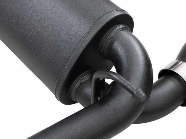aFe Rebel Series 2.5in 409 SS Axle-Back Exhaust w/ Black Tips 2018+ Jeep Wrangler (JL) V6 3.6L