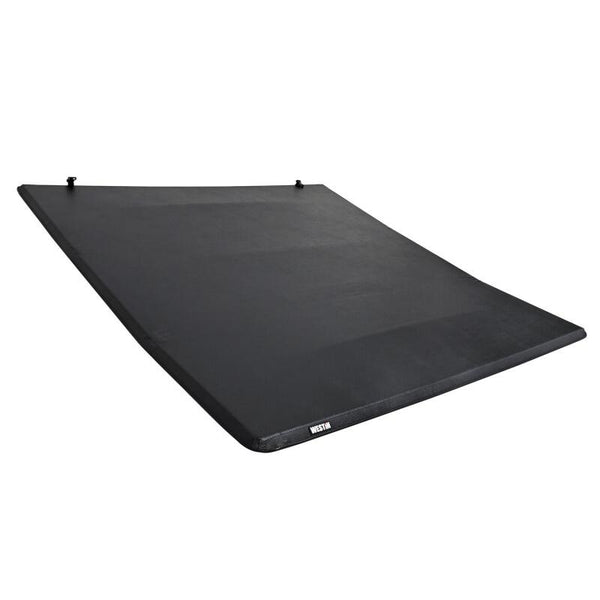 Westin 19-24 Chevrolet Silverado/GMC Sierra 1500 6ft. 7in. Bed Soft Tri-Fold Tonneau Cover - Black