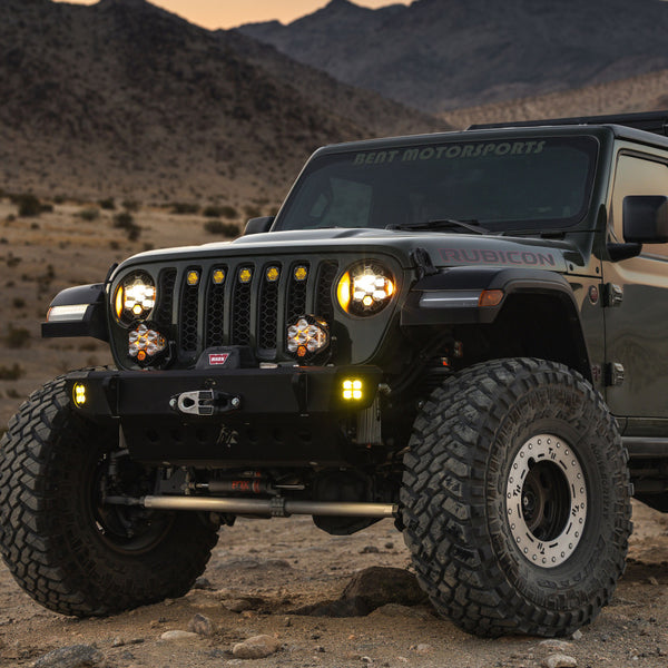 Baja Designs 18-25 Jeep Wrangler JL / 20-25 Gladiator JT DOT LP6 LED Headlight Kit - Clear/White