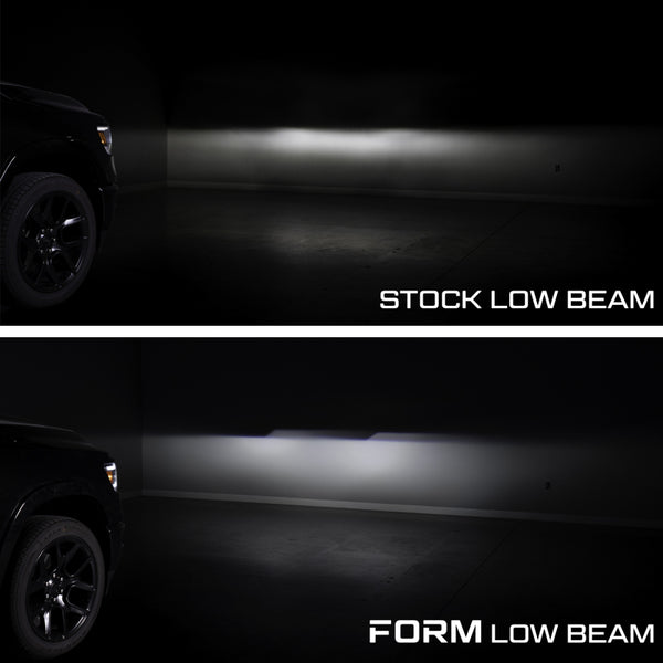 Form Lighting 2019-2024 Ram 1500 Sequential LED Projector Headlights (Pair)