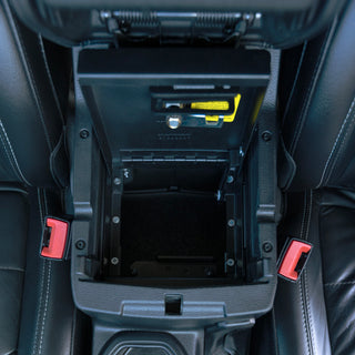 Tuffy Console Safe W/ Keyed Lock For Jeep Wrangler & Gladiator
