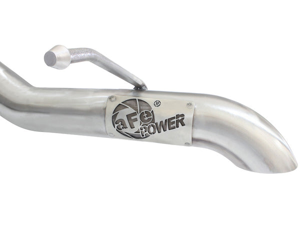 aFe MACH Force XP 2.5in SS-409 Cat-Back Exhaust 07-16 Jeep Wrangler (JK) V6-3.6L/3.8L (2-4 Door)