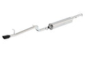 Borla 12-16 Jeep Wrangler V6 4WD Dirt Sport Cat-Back 2.5in Single Square Rolled Angle Cut Rear