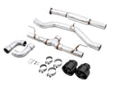 AWE Tuning Subaru BRZ / Toyota GR86 / Toyota 86 Track Edition Cat-Back Exhaust- Diamond Black Tips