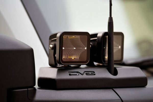 DV8 Offroad 21-22 Ford Bronco A-Pillar Pod Light Mounts