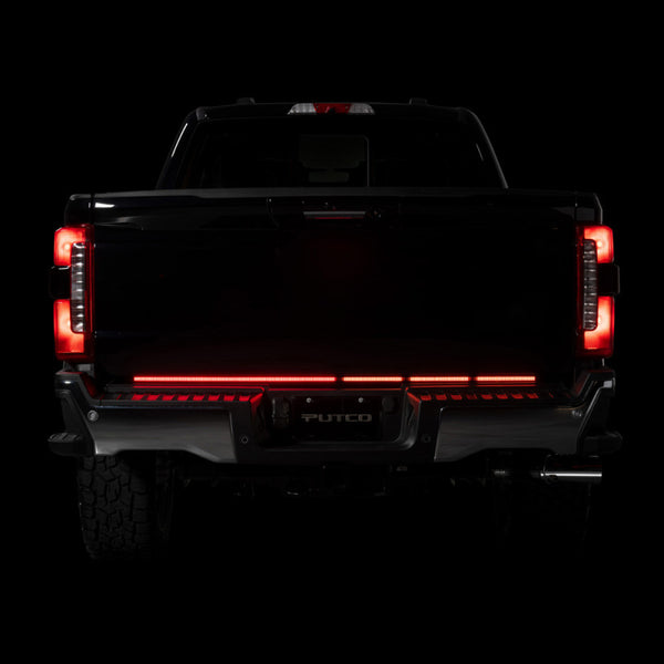 Putco 2021+ Ford F150 w/Factory LED Taillamps & OBS 60in Freedom Blade LED Tailgate Light Bar