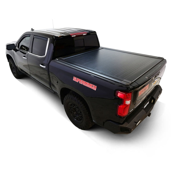Westin 19-26 Chev/GMC Silverado/Sierra 1500 5ft 8in Bed Electric Retractable Tonneau Cover - Black