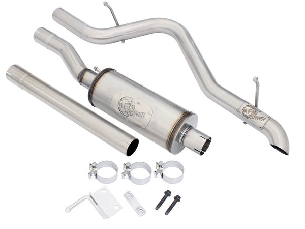 aFe MACH Force XP 2.5in SS-409 Cat-Back Exhaust 07-16 Jeep Wrangler (JK) V6-3.6L/3.8L (2-4 Door)